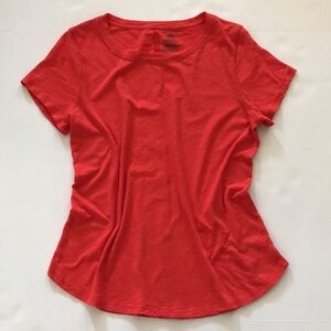 Kinesis Dark Coral Red Short Sleeve Tee Size Medium